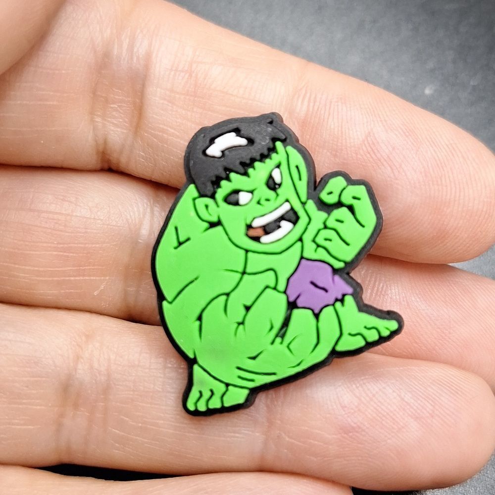 The Incredible Hulk Avenger Clog shoe charm Marvel character